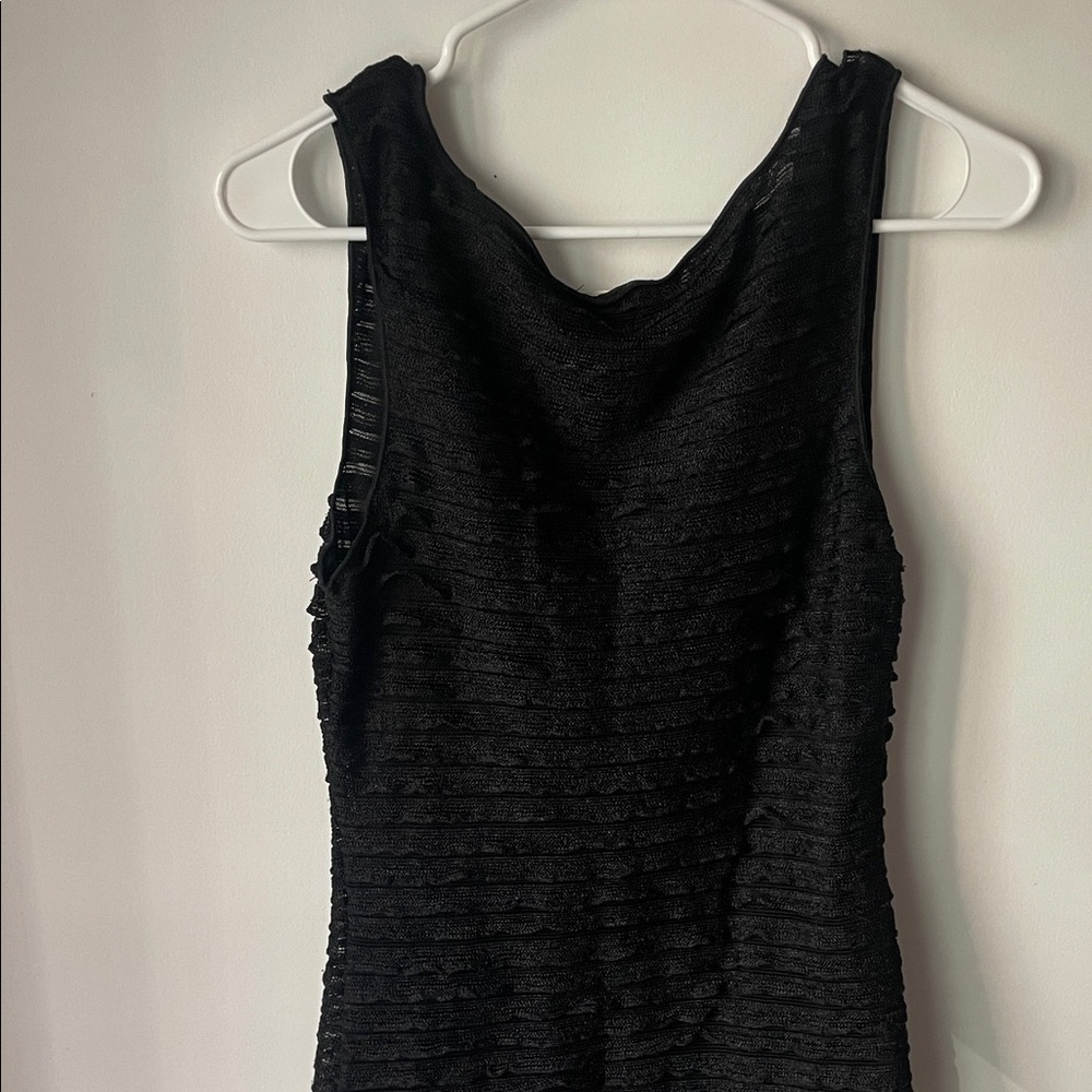 Studio M Black Laced Tank Top